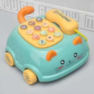 Cat Pull Phone Toys 3 In1-Green