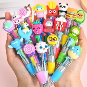 CUTE CARTOON COLOURFUL 4in1 PEN