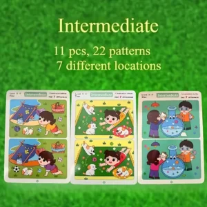 EDUCATIONAL FINDING GAME SET INTERMEDIATE LEVEL