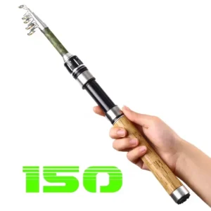FISHING ROD WITH WOODEN HANDLE FMW-150