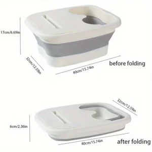 FOOT BATH FOLDABLE BUCKET 6x32x40CM
