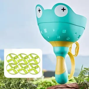 HAND-PULL CATAPULT FROG FLYING SAUCER 207-1YH