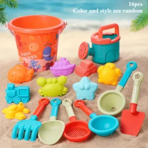 HAPPY SUMMER 18PCS BEACH TOY SET-ORANGE