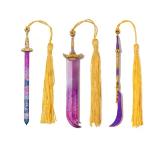 K-POP METAL SWORD SHAPE BOOKMARKS 3PCS SET