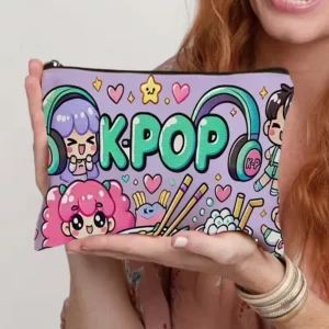 K-POP STYLE-3 PATTERN COSMETICS BAG