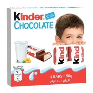 KINDER Chocolate Bar 4pcs 50g