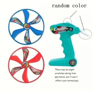 LAUNCHER SPINNING SAUCER TOY