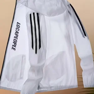 LOCAPEOPLE SPORTS SUMMER JACKET WHITE-L