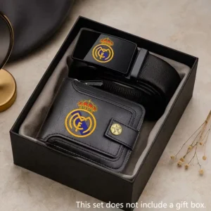 MANDRID MEN"S BELT & WALLET SET