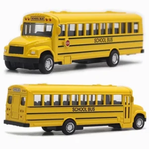 METAL ALLOY SCHOOL BUS TOY