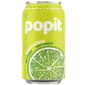 POPIT Zero Sugar Lemon & Lime Can 300ml