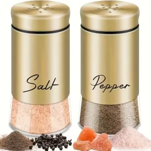 REP EUROPE SALT & PEPPER SEASONING BOTTLE GOLDEN 811