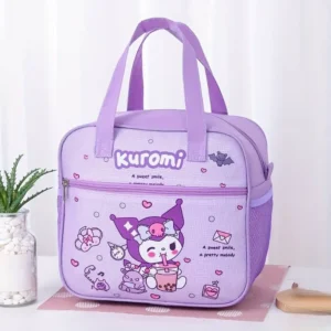 Sanrio Cute Cartoon Lunch Box Bag-Kuromi