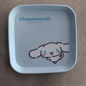 SANRIO CUTE PLASTIC FRUIT PLATE SQUARE -CINNAMAROLL