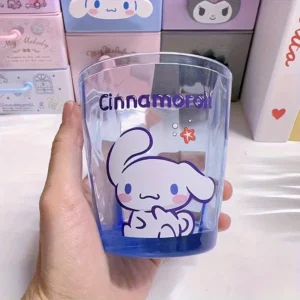 SANRIO CUTE TRANSOARENT WATER CUP 310ML-CINNAMAROLL