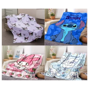 Sanrio Family Design Flannel Blanket 130X150Cm