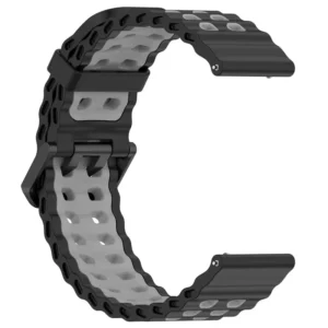 SMART WATCH STRAP 22MM-BLACK & ASH
