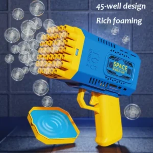 SPACE BUBBLE GUN T05-BLUE & YELLOW