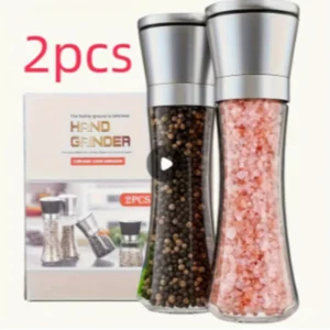 Ss Salt & Pepper Grinder 19.2X6.5Cm