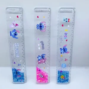 STITCH DOUBLE SIDE GLITTER RULER