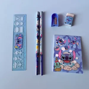 STITCH THEMED STATIONERY 5PCS SET