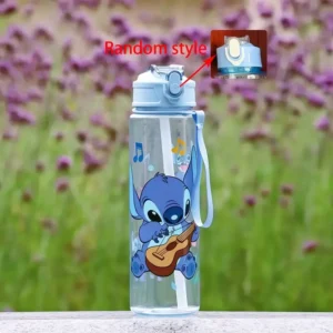 STITCH WATER BOTTLE 27.05oz-BLUE CLEAR