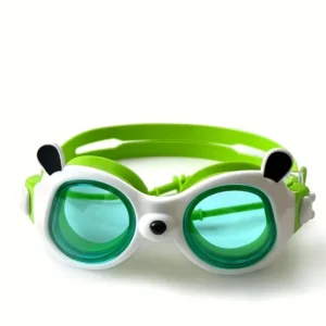 SWIMGOGGLES 1ANTI-FOG KIDS SWIMMING GOGLE-WHITE & GREEN