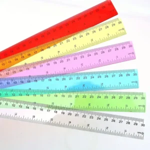 TRANSPARENT RULER 30CM