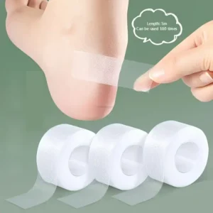 TRANSPARENT SILICON MEDICAL TAP 2.5CMx5M ROLL