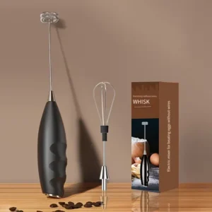 WIRELESS ELECTRIC WHISK 22.5x3.6CM-BLACK