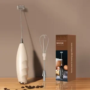 WIRELESS ELECTRIC WHISK 22.5x3.6CM-WHITE
