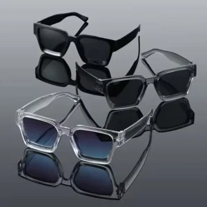 Y2K RETRO SQUARE FRAME GLASS