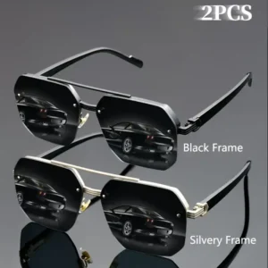 YQY STYLISH SQUARE FRAME GLASS