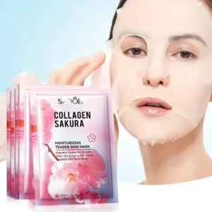 SADOER COLLAGEN SAKURA MOISTURIZING TENDER SKIN FACIAL MASK 25GM